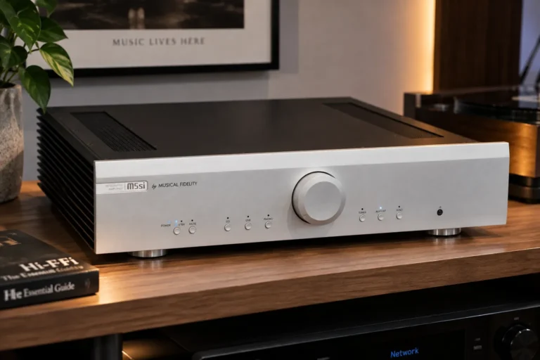 Musical Fidelity M5si review testing layout